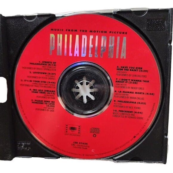 PHILADELPHIA: Music from the Motion Picture Soundtrack CD - Picture 3 of 4